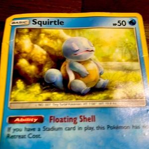 Squirtle Pokémon card